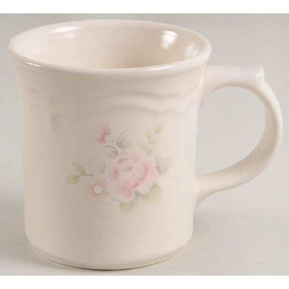 Pfaltzgraff Tea Rose Mugs Lot of 2 Beautiful Condition No Chips, Stains, Fading - Picture 1 of 2